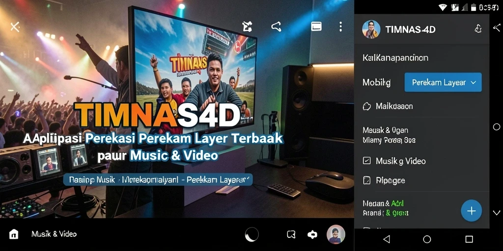Antarmuka pengguna TIMNAS4D yang ramah dan sederhana.